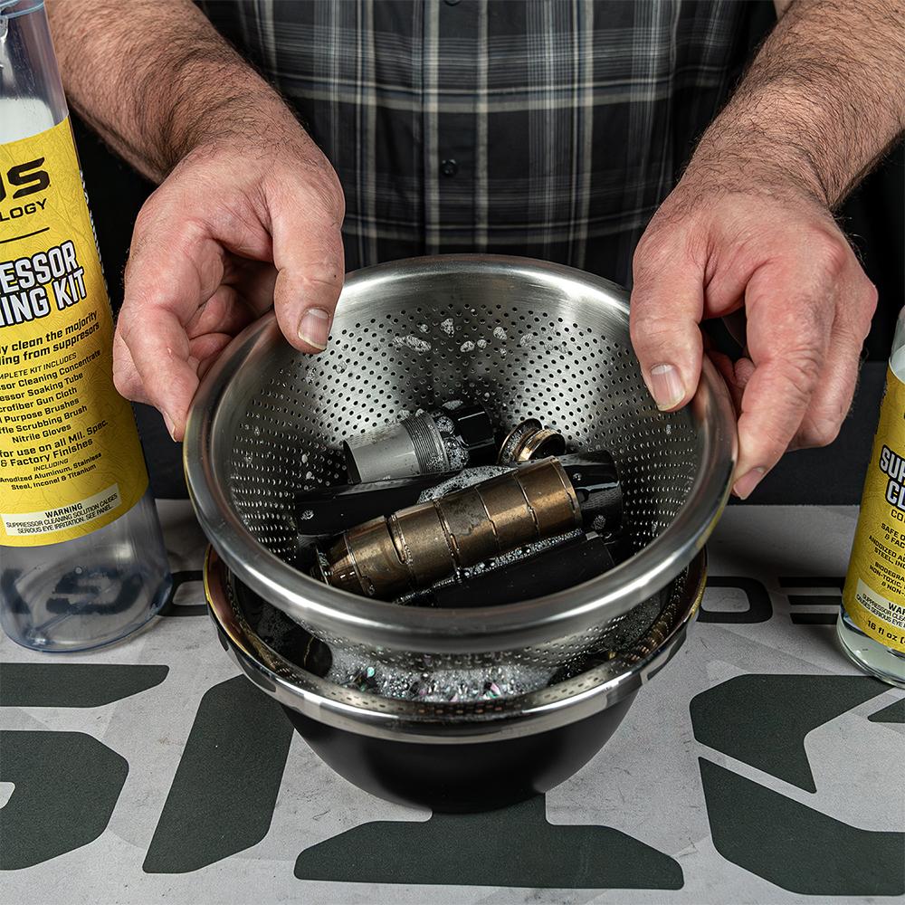 Otis Suppressor Cleaning Fluid Concentrate 16 oz Bottle Picture of Otis Products Inc. Suppressor Cleaning Fluid Concentrate (16 oz)