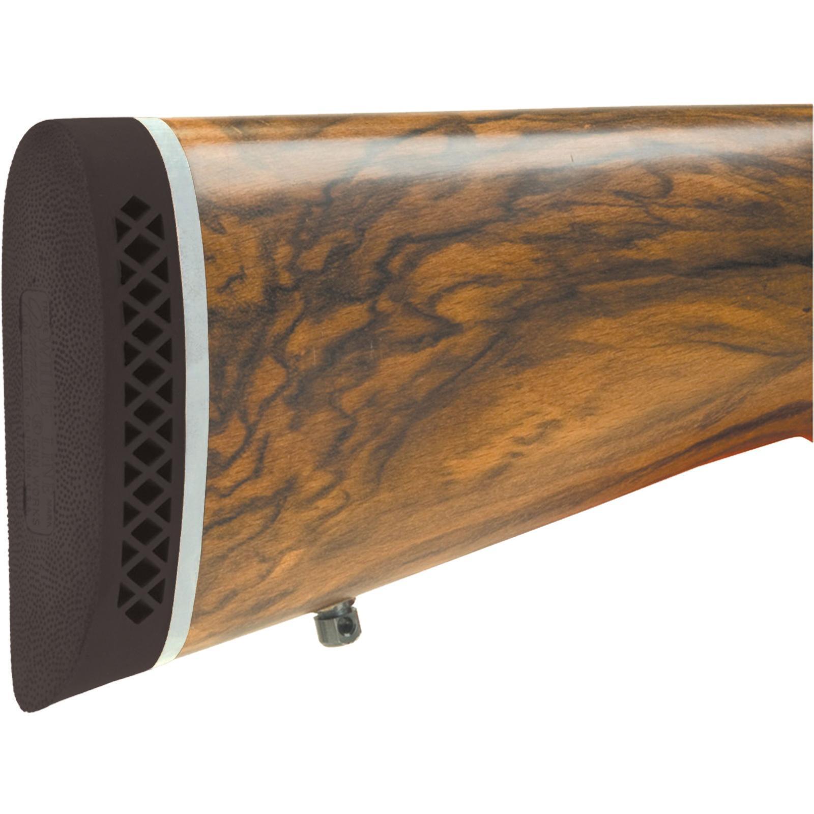 Pachmayr Deluxe Recoil Pad - Medium 5.40" L x 1.95" W x 1.10" T Black/White Line Base Picture of Pachmayr/Tacstar Division PA PAD F325 MD BL