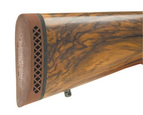 Pachmayr Deluxe Recoil Pad - Small 5.15" L x 1.80" W x 1" T Brown/White Line Base Picture of Pachmayr/Tacstar Division PA PAD F325 SM BN