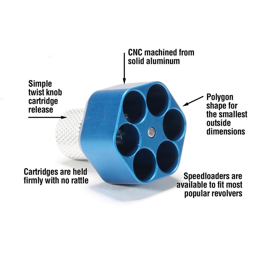 Pachmayer Aluminum Speedloader L Frame 6 Shot Picture of Pachmayr/Tacstar Division Aluminum Speedloader L Frame 6 Shot
