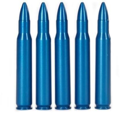 A-Zoom Aluminum Snap Caps 30-30 WIN Blue 5/pk