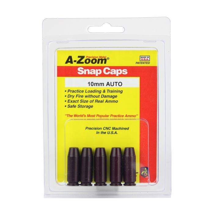 Lyman A-Zoom Precision Pistol Snap Caps 10mm Auto 5/ct Picture of Pachmayr/Tacstar Division A-ZOOM METAL SNAP CAPS 10MM LUGER 5-PACK