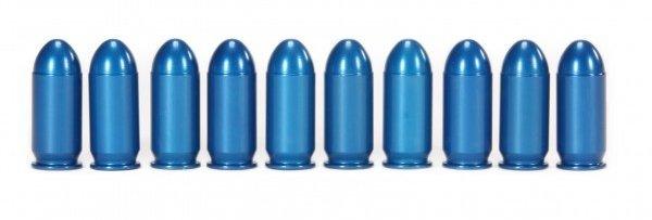 A-Zoom Aluminum Snap Caps .45 AUTO Blue 10/pk