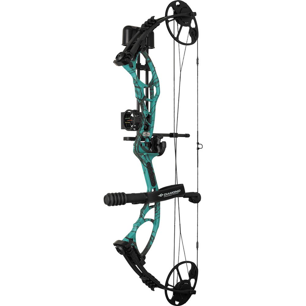Diamond Archery Edge XT Bow RH Mossy Oak Teal Roots Picture of Pure Archery Group Diamond Edge XT RH Teal Country Roots Bow