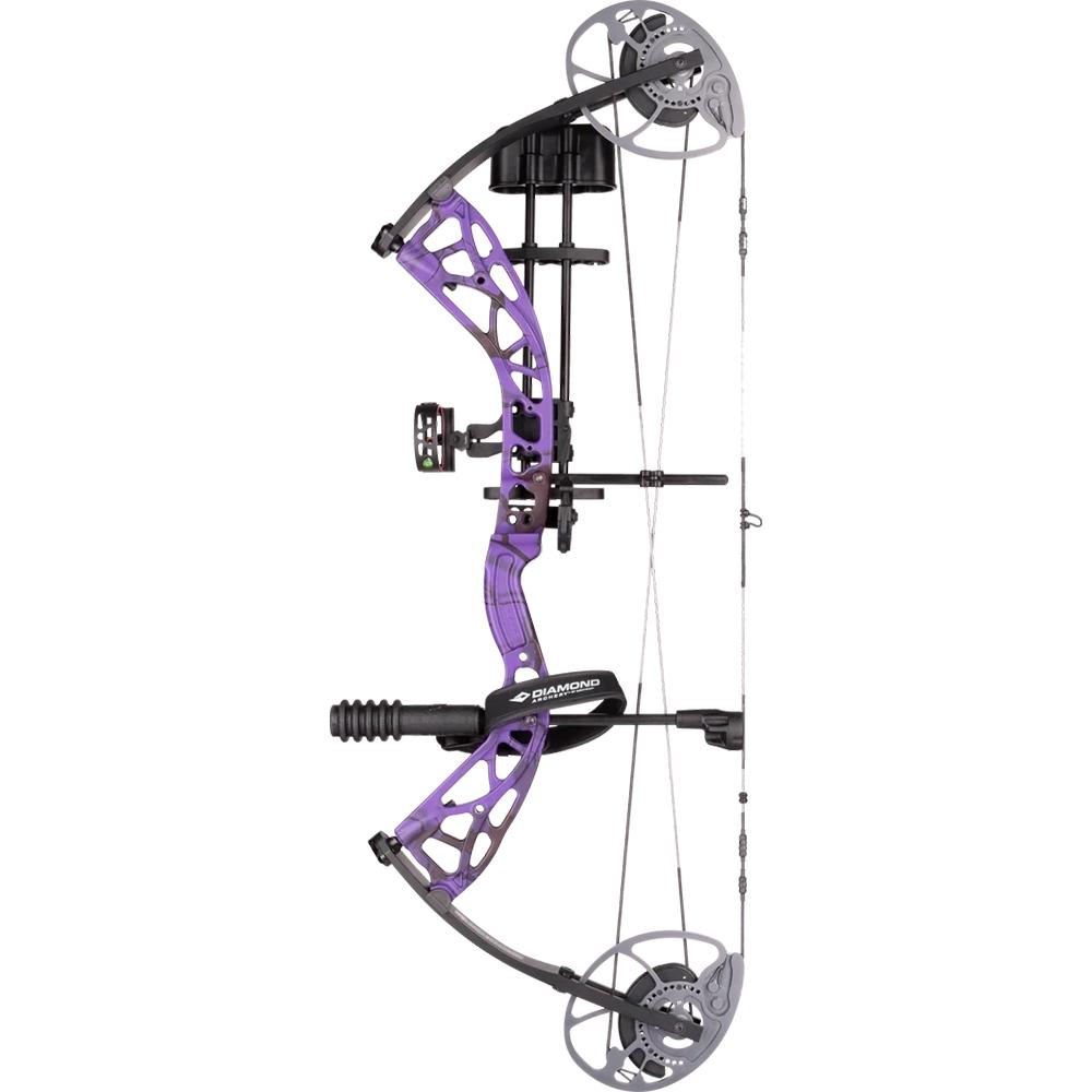 Diamond Archery Edge Max Bow RH 20-70# Purple Blaze