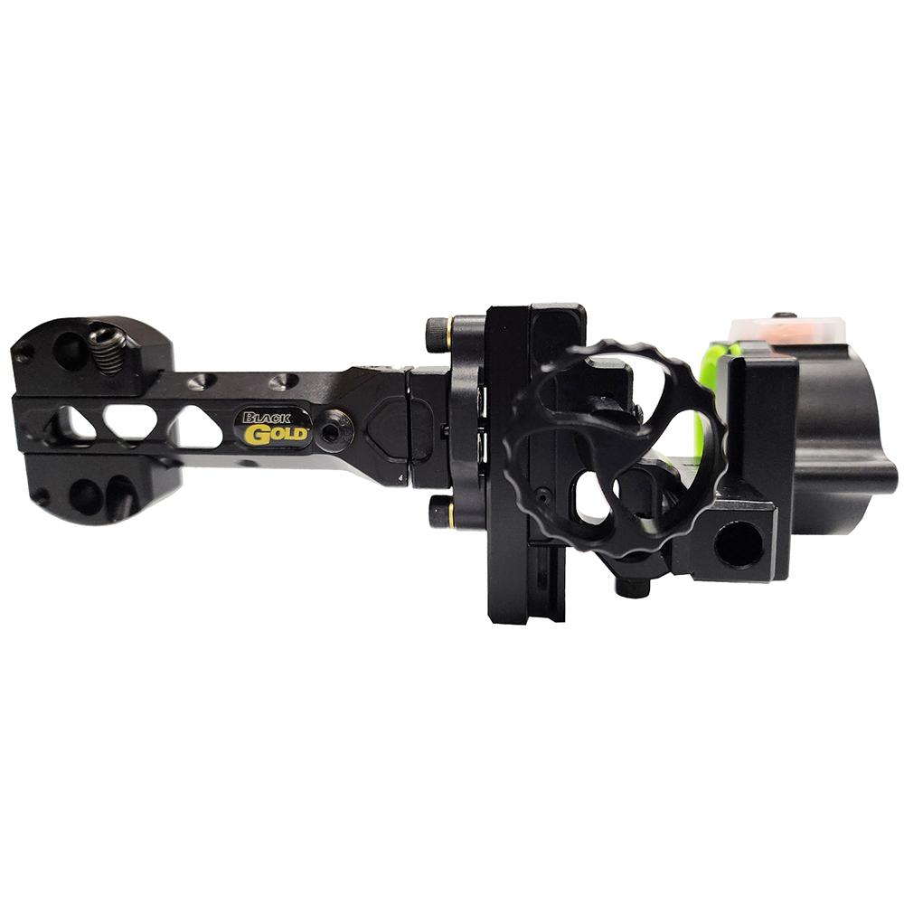 Black Gold Ascent Mountain Lite HD Dual Track 2 Pin Scope Vertical 4'' Dovetail RH Picture of Pure Archery Group Black Gold Ascent Mountain Lite HD Dual Track 2 Pin Vertical 4'' Dovetail R
