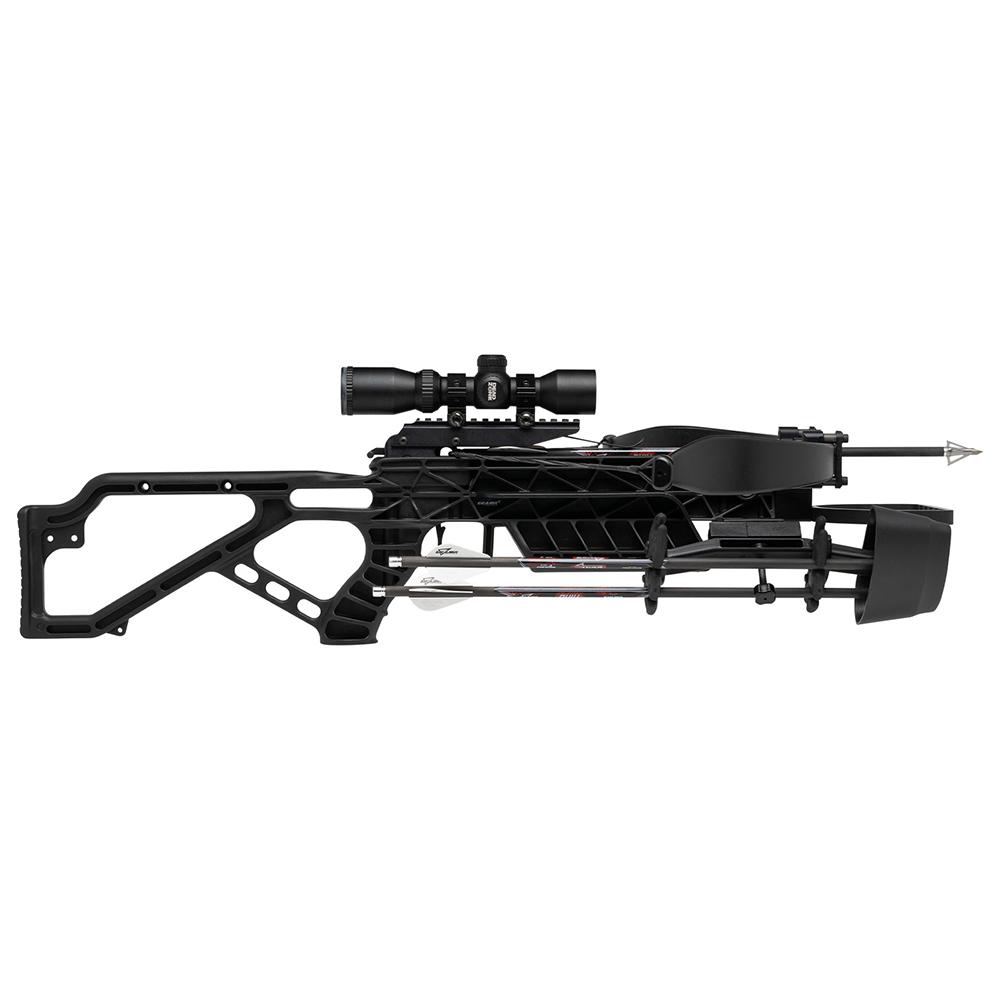 Excalibur Mag Air Crossbow with Fixed Power Scope Black Picture of Pure Archery Group Excalibur Mag Air - Black w/ Fixed Power Scope Crossbow