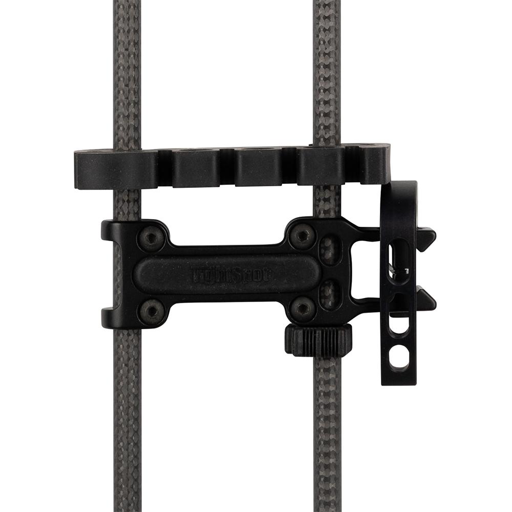 TightSpot Rise 5 Arrow Quiver RH Black Picture of Pure Archery Group TightSpot Rise 5 Arrow Lite Black RH