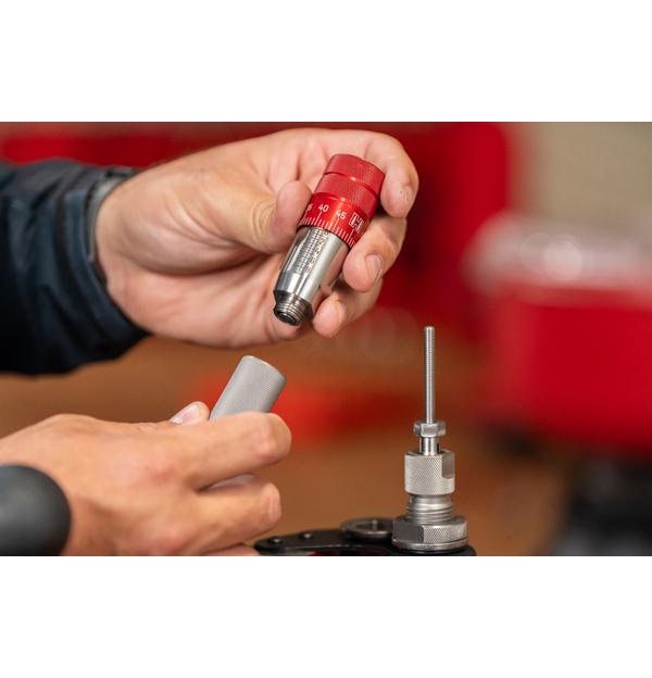 Hornady Click-adjust Bullet Seating Micrometer Picture of Hornady Reloading CLICK-ADJUST BULLET SEATING MICROMETER