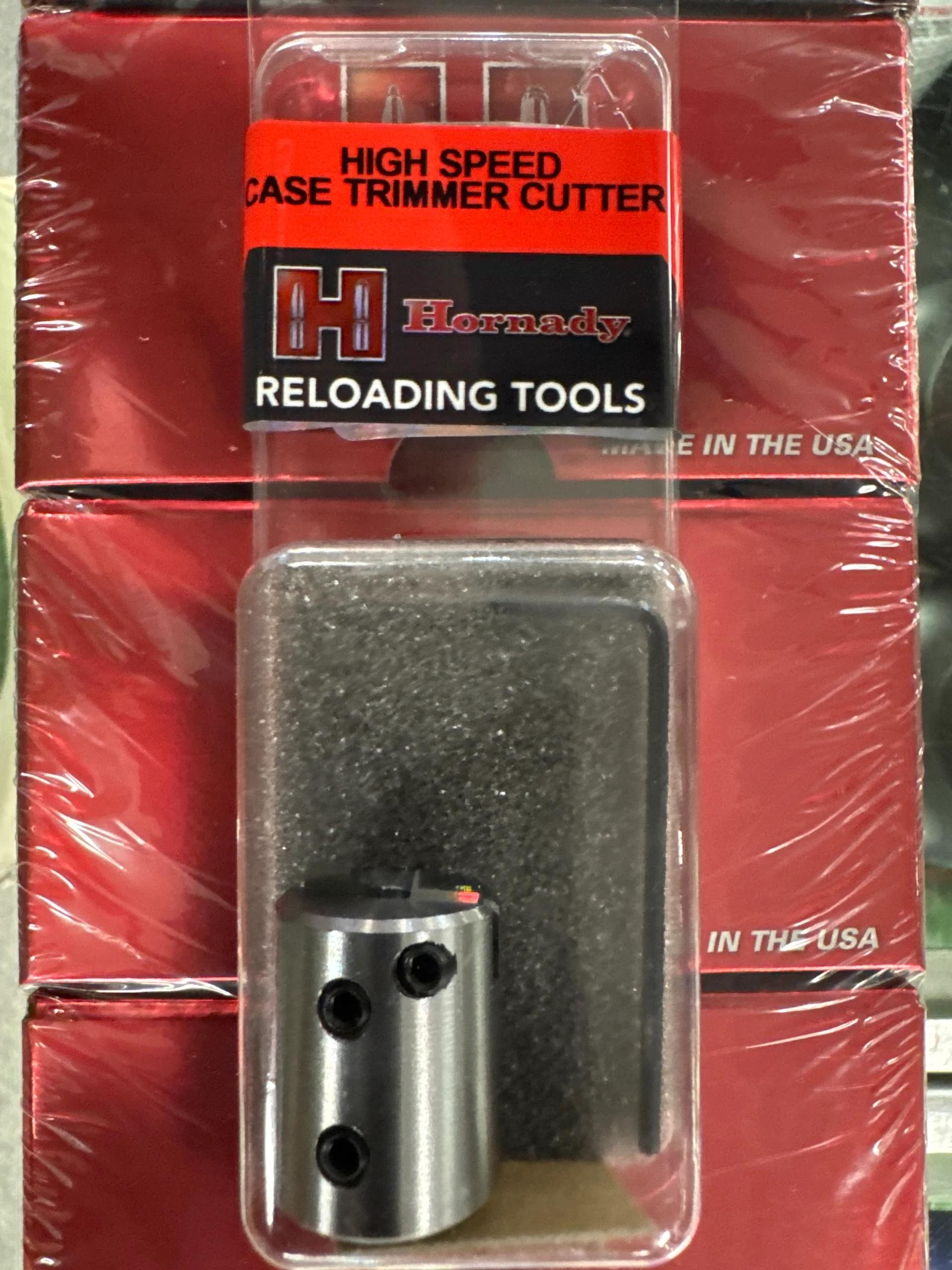 Hornady High Speed Case Trim Cutter Picture of Hornady Reloading HORNADY HIGH SPEED 3-IN-1 POWER CASE TRIMMER CUTTER