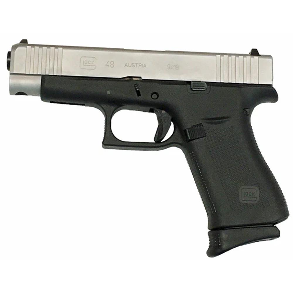 Pearce Grips Grip Extension for Shield Arms 15rd Mag Glock 43x/48 9mm Luger Black Picture of Pearce GripInc. Grip extension for SHIELD ARMS 15 round GLOCK 43X/48
