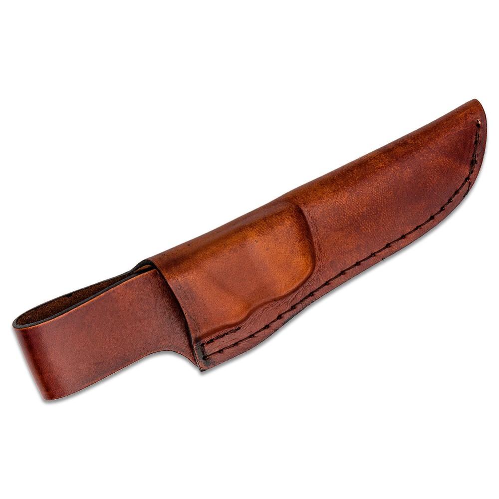 Schrade Uncle Henry Next Gen PH1N Stagalon Fixed Knife 3-3/5" Trailing Point Blade Brown Picture of Battenfeld Knives Uncle Henry Next Gen PH1N Stagalon Bx CP=6