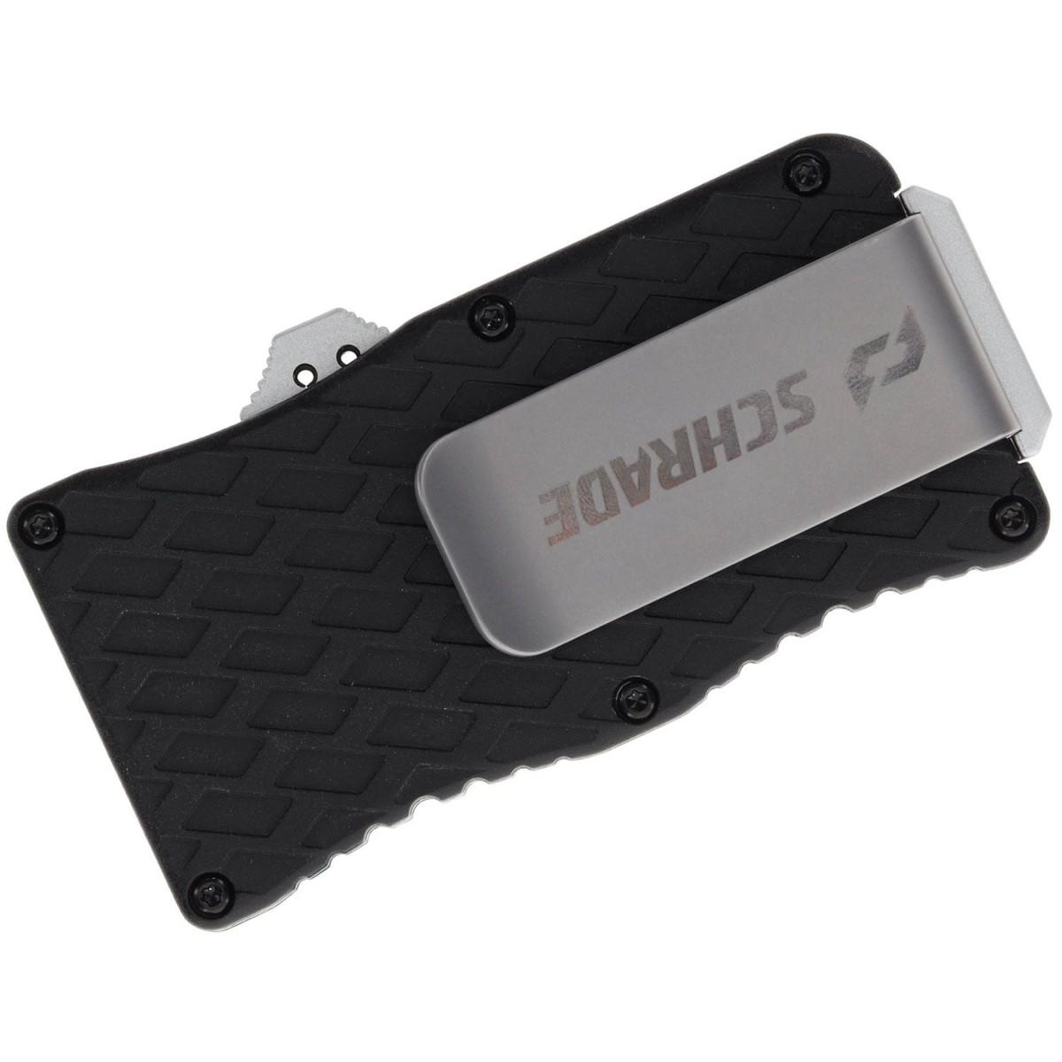 Schrade Uproar Tactical Mini D/A OTF Knife 1 9/10" Blade Black Picture of Battenfeld Knives Schrade Uproar Mini D/A OTF