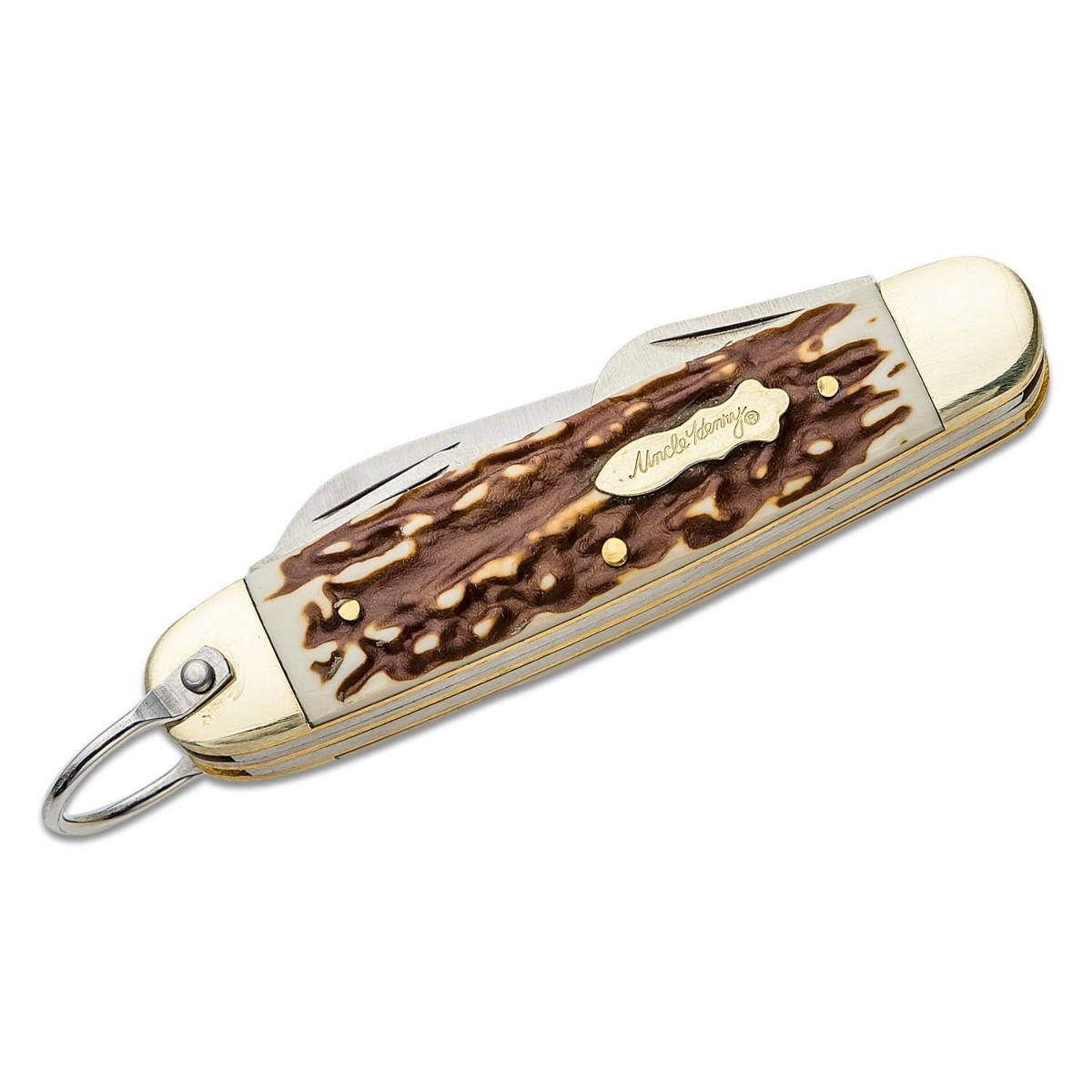 Uncle Henry 23UH Scout Folding Knife 2 1/2" Blade Next Gen Staglon Handle Picture of Battenfeld Knives Uncle Henry 23UH Scout Next Gen