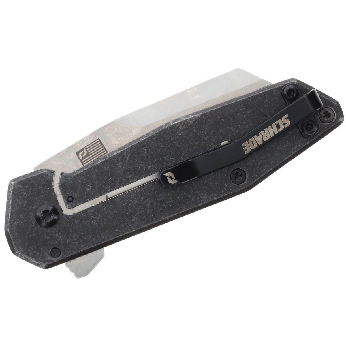 Schrade Slyte Folder Knife 3" Blade Black Picture of Battenfeld Knives Schrade Slyte Folder