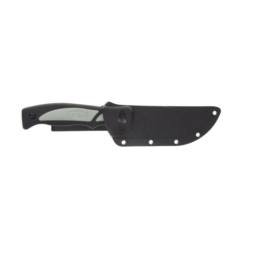 Old Timer Trail Boss Fixed Blade Knife 3 7/10" Blade Picture of Battenfeld Knives Old Timer Kraton Handle Fixed Blade