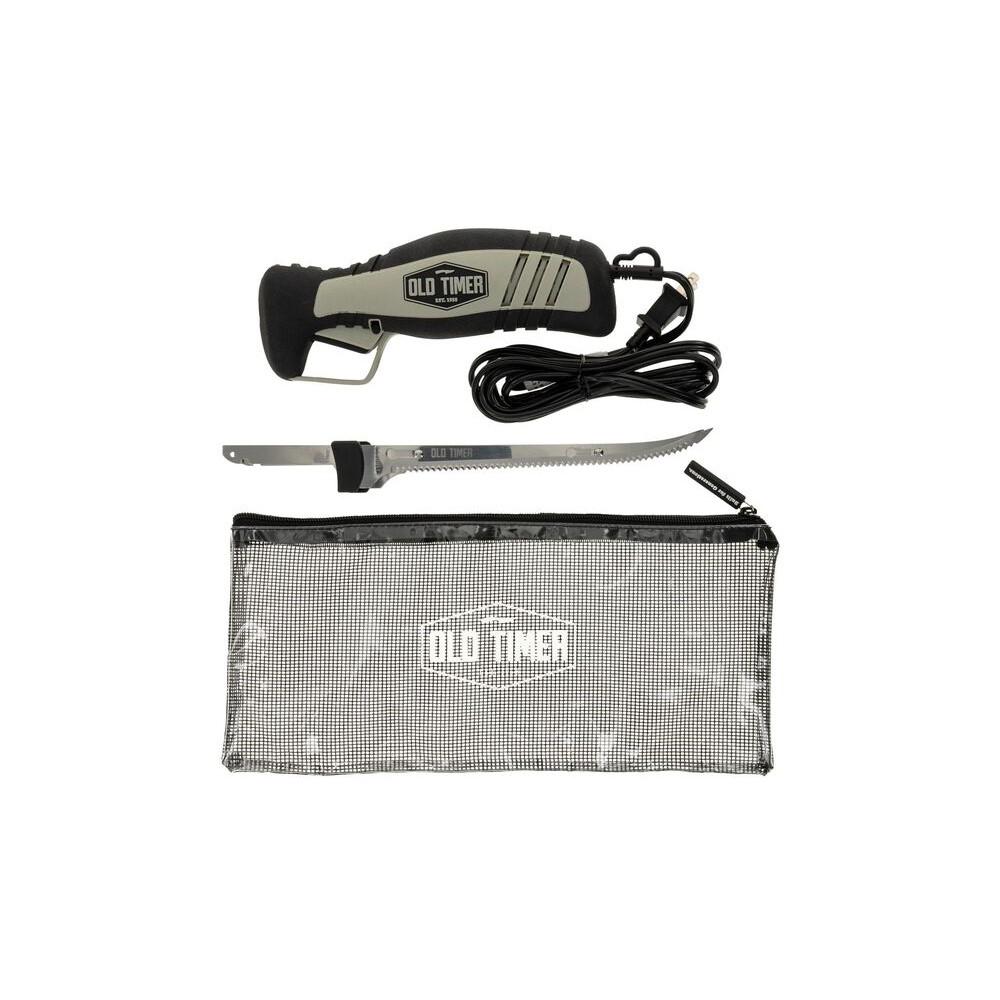 Old Timer 110 Volt Electric Fillet Knife 8" Blade Black and Grey Picture of Battenfeld Knives Old Timer Electric Fillet Knife 110V