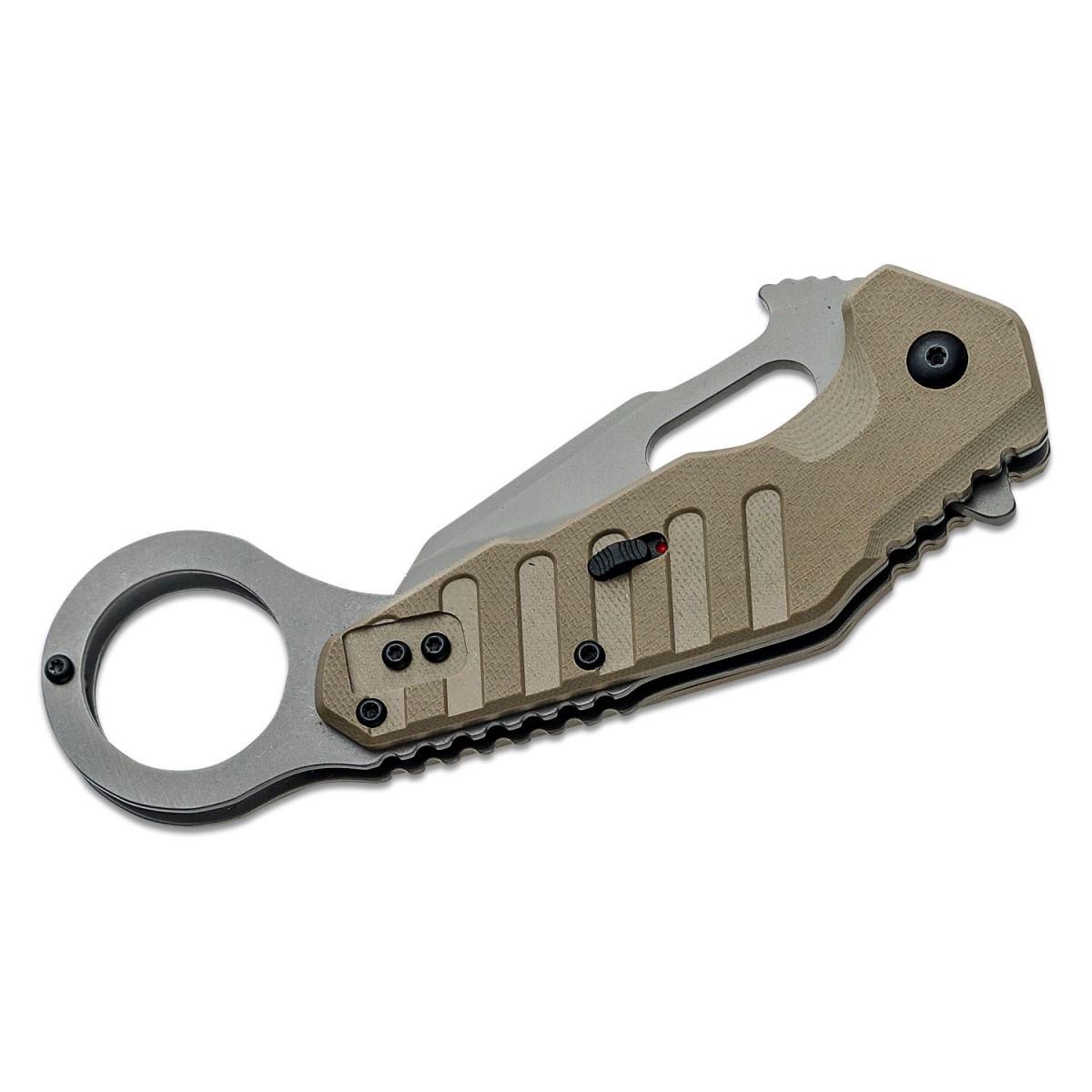 Smith & Wesson M&P Extreme Ops Karambit Knife 3" Blade FDE Picture of Battenfeld Knives M&P Extreme Ops Karambit