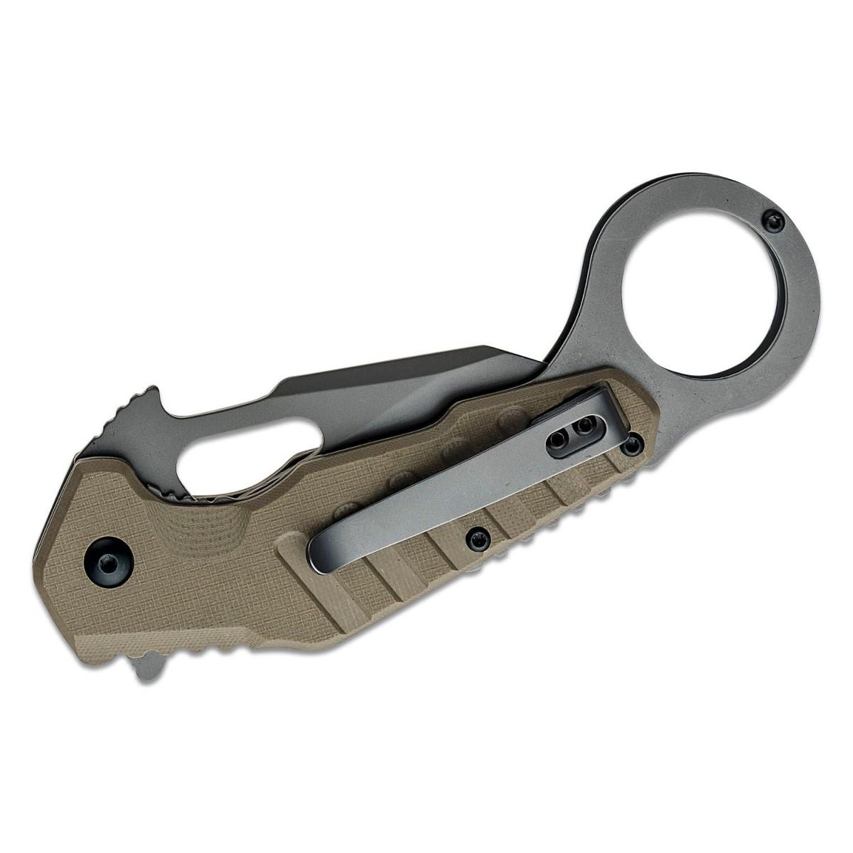 Smith & Wesson M&P Extreme Ops Karambit Knife 3" Blade FDE Picture of Battenfeld Knives M&P Extreme Ops Karambit