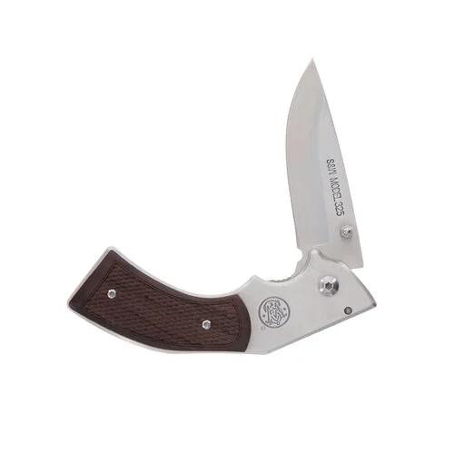Smith & Wesson M325 Revolver Knife 3" Blade Brown Picture of Battenfeld Knives S&W Revolver Knife