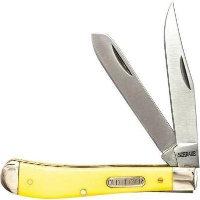 Old Timer 94OTY Gunstock Trapper Folding Knife Yellow Picture of Battenfeld Knives Old Timer 94OTY Gunstock Trapper Yellow CP=3