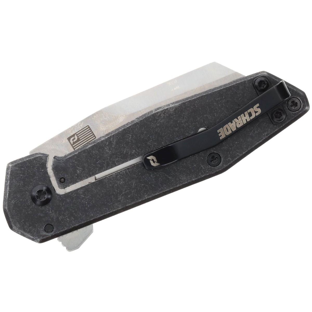 Schrade Slyte Compact Folding Knife 2 2/5" Blade Black Picture of Battenfeld Knives Schrade Slyte Compact Folder