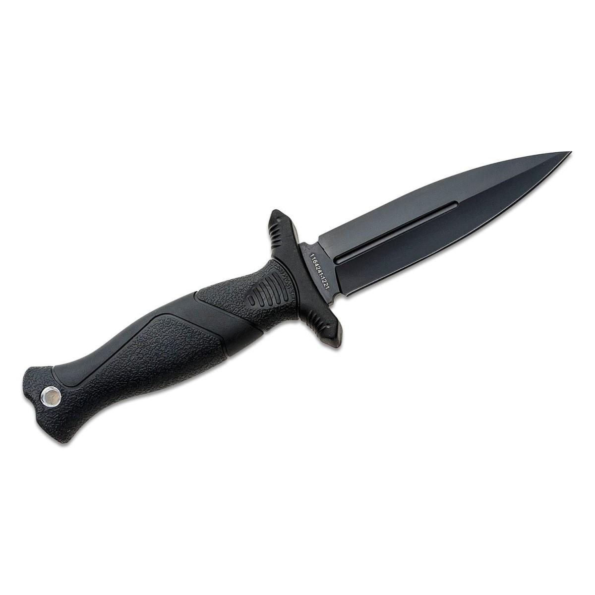 Smith & Wesson HRT Fixed Blade Boot Knife 4" Blade Black Picture of Battenfeld Knives S&W HRT 4 in Boot Knife - Box