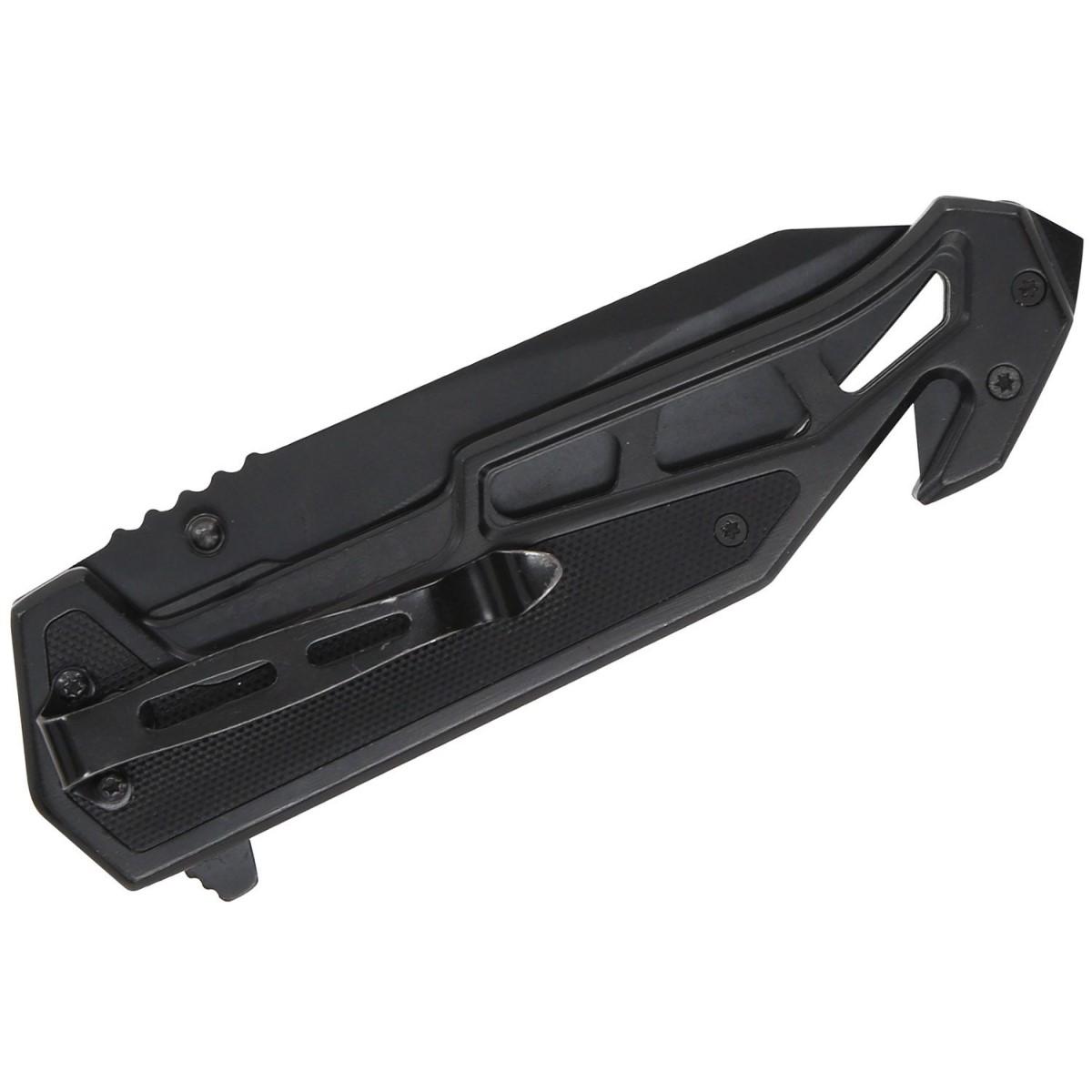 Smith & Wesson M&P Border Guard Knife 4" Blade Black Picture of Battenfeld Knives S&W Border Guard Spring Assist - Box