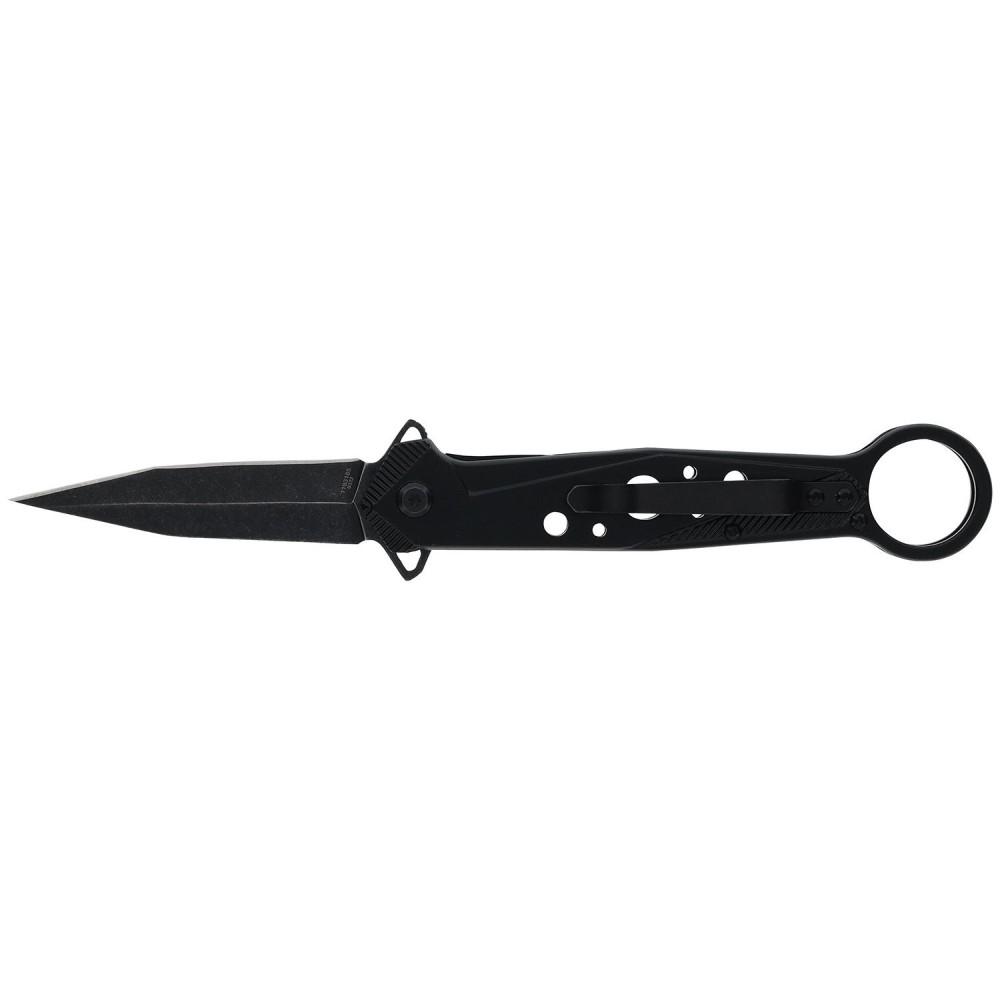 Smith & Wesson M&P Folding Knife Dagger Blade Black Picture of Battenfeld Knives M&P KT Folding Dagger-Blister CP=3
