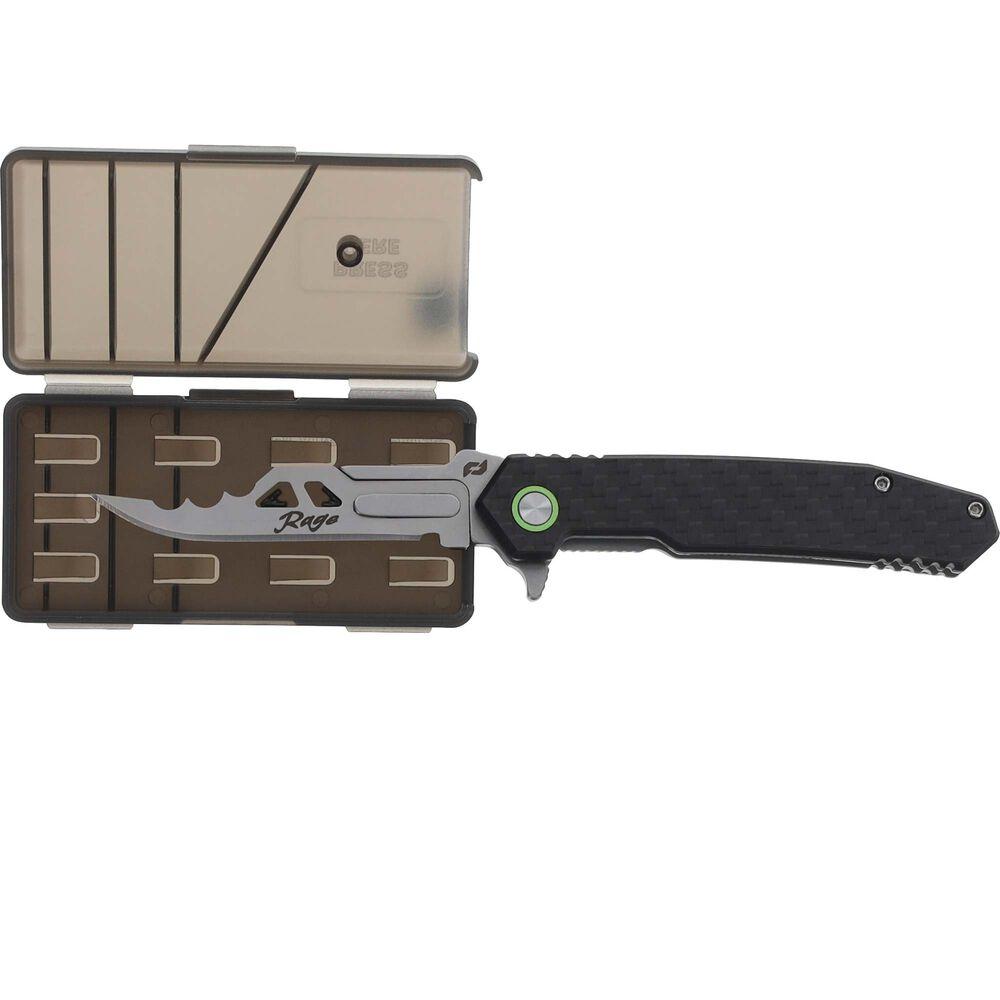 Schrade Phantom Enrage 6 Knife 2-1/5" Replaceable Blade Black Picture of Battenfeld Knives Schrade Phantom Enrage 6 Replaceable Bld Knf CP=3