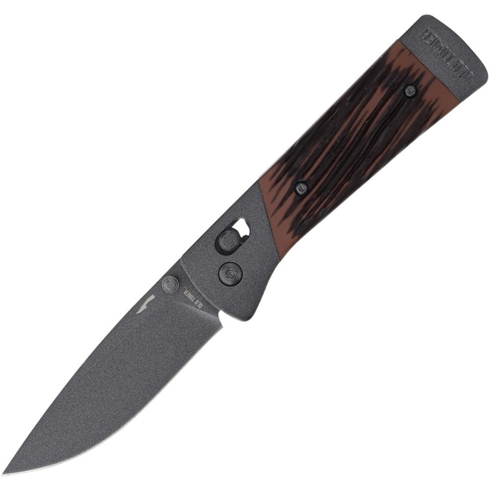 Old Timer Frontier Pivot Lock Folding Knife 3-1/10" Drop Point Blade Wood Box Picture of Battenfeld Knives OLD TIMER Frontier Pivot Lock Folder 132OTF Sm Box 3.1'' Blade