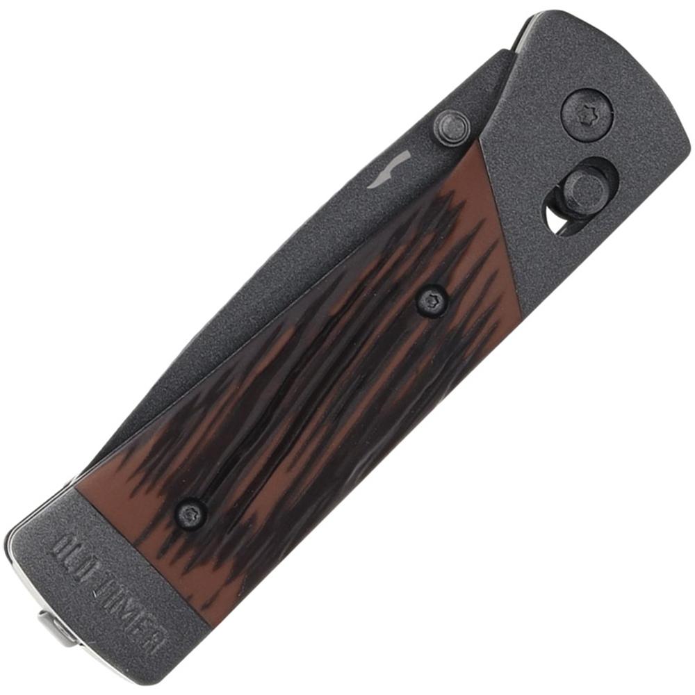 Old Timer Frontier Pivot Lock Folding Knife 3-1/10" Drop Point Blade Wood Box Picture of Battenfeld Knives OLD TIMER Frontier Pivot Lock Folder 132OTF Sm Box 3.1'' Blade