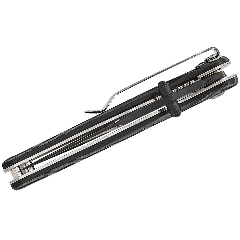 Smith & Wesson Extreme Ops Folding Knife 3" Drop Point Blade Two Tone Black Silver Picture of Battenfeld Knives S&W KT Extreme Ops Two-Tone Drop Point 3'' Blade