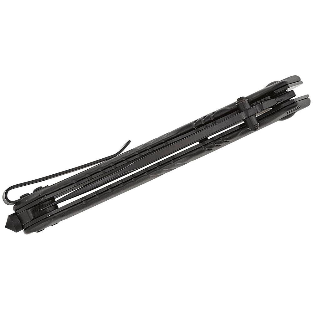 Smith & Wesson Extreme Ops Folding Knife 3-1/2" Tanto Blade Black with Glass Breaker Picture of Battenfeld Knives S&W KT Extreme Ops Tanto w/ Glass Breaker 3.5'' Blade