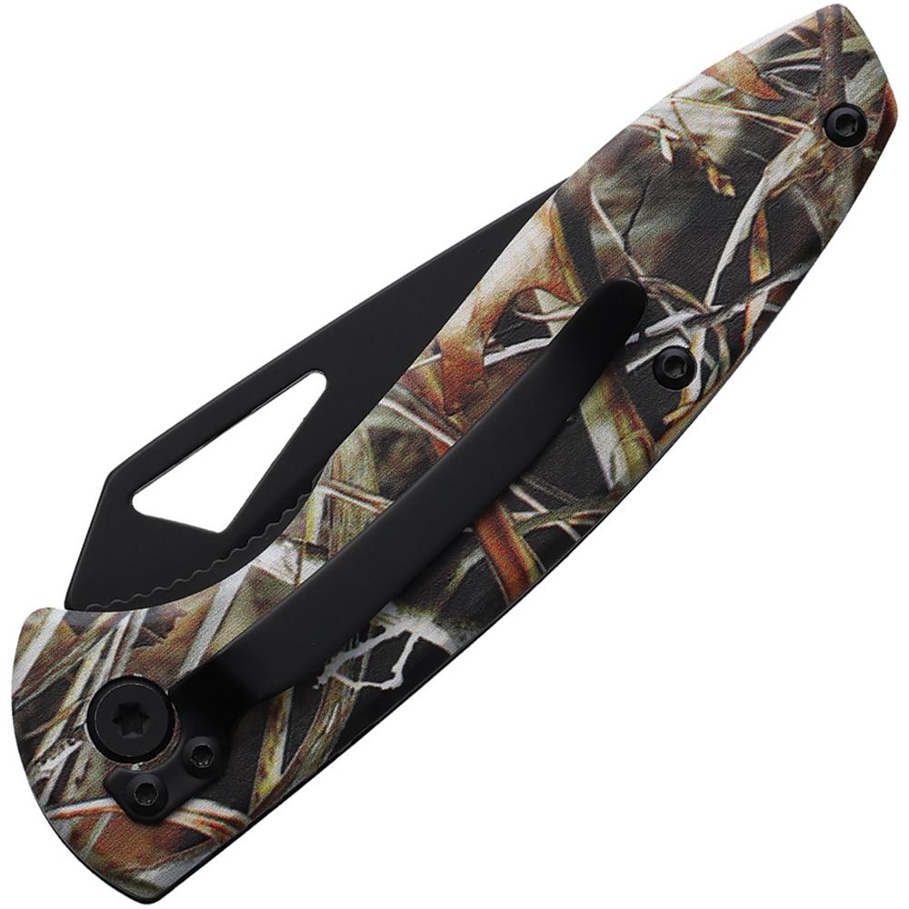 Old Timer Camo Folder Knife 2-9/10" Clip Point Blade Camo Picture of Battenfeld Knives Old Timer Camo Folder
