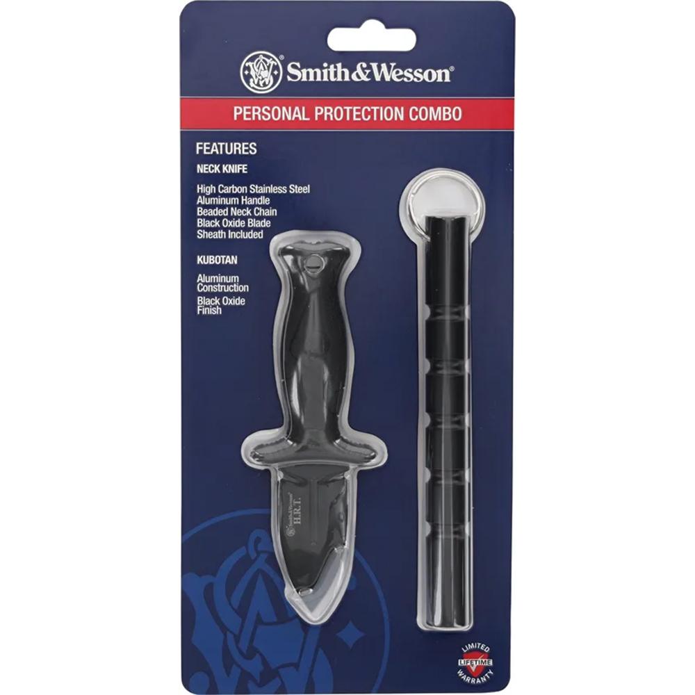 Smith & Wesson Personal Protection Combo 2" Boot Knife and Kubotan Picture of Battenfeld Knives S&W Personal Protection Combo