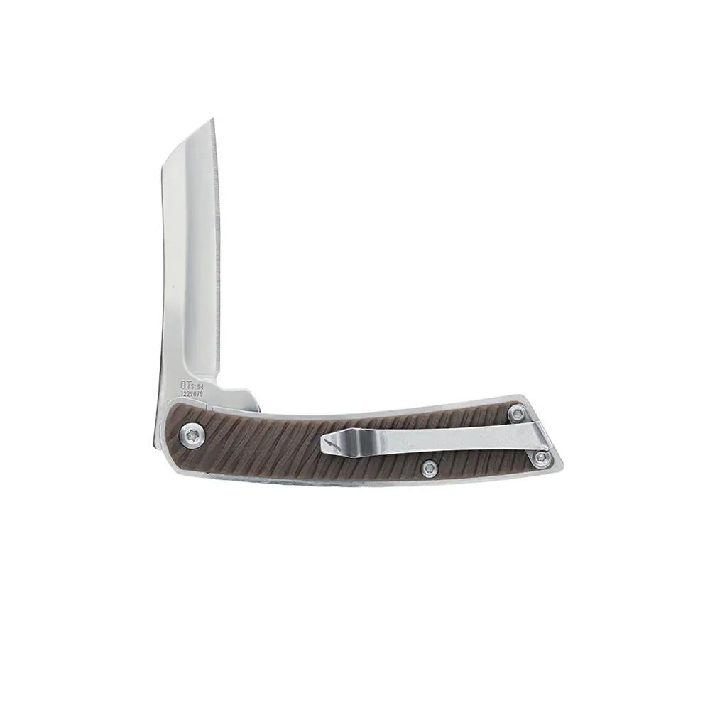 Old Timer Slim Folder Knife 2-3/5" Cleaver Blade Picture of Battenfeld Knives OLD TIMER Slim Folder Cleaver 2.6''