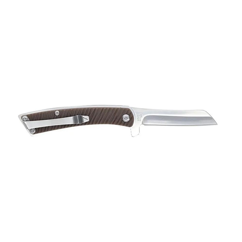Old Timer Slim Folder Knife 2-3/5" Cleaver Blade Picture of Battenfeld Knives OLD TIMER Slim Folder Cleaver 2.6''