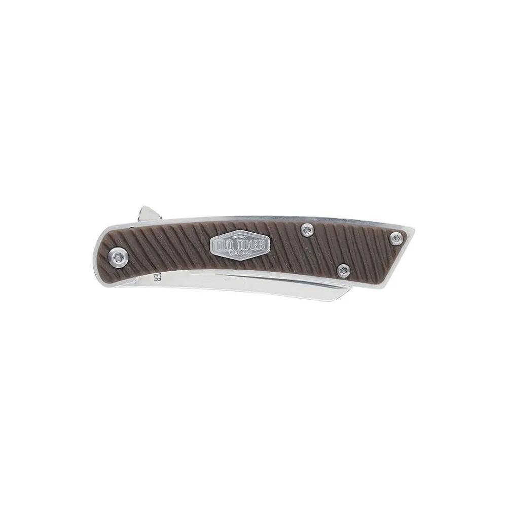 Old Timer Slim Folder Knife 2-3/5" Cleaver Blade Picture of Battenfeld Knives OLD TIMER Slim Folder Cleaver 2.6''