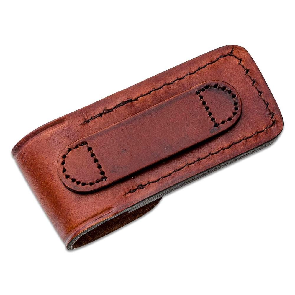 Schrade Uncle Henry Smokey Lockback Folding Knife 2-7/8" Clip Point Blade Wood with Leather Sheath Picture of Battenfeld Knives Uncle Henry 3 3/4" Smokey Lockback w/ Lea CP=12
