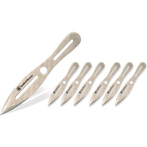 Smith & Wesson 6 8" Throwing Knives 4 1/4" Blade Silver Picture of Battenfeld Knives S&W 6 8 in throwing knives