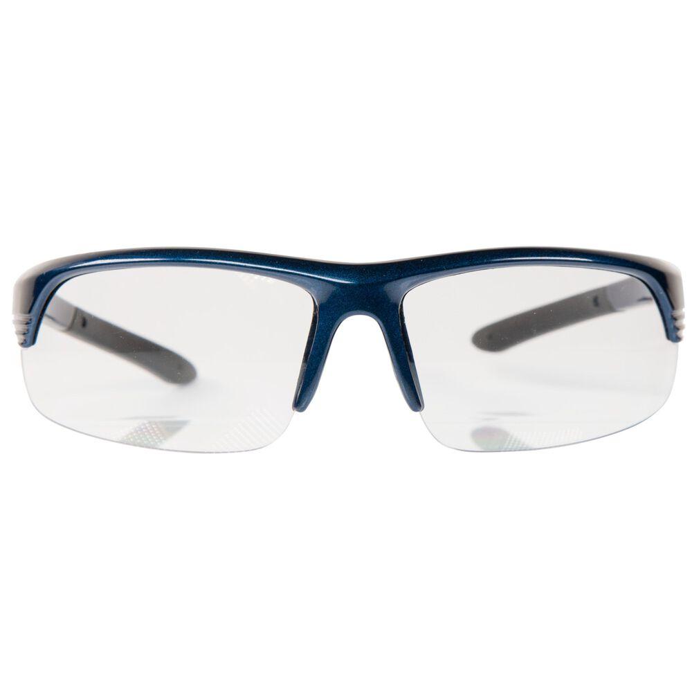 Smith & Wesson Corporal Shooting Glasses Half Frame Blue with Clear Lens Picture of AOB Corporal Half Frame Shooting Glasses Blue/ Clear Lens