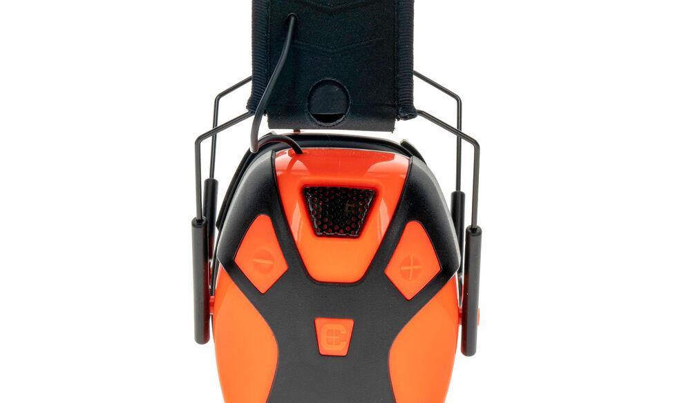 Caldwell Small E-Max Pro Earmuffs - Hot Coral 23dB NRR Picture of AOB Small Electronic Earmuff Hot Coral