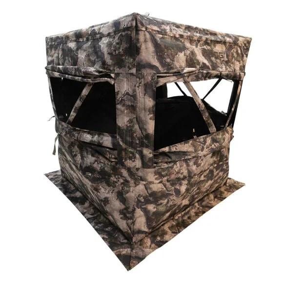 BOG Sitting Hub Blind 600D Mossy Oak Terra Picture of AOB BOG Sitting Hub Blind 600D-Mossy Oak