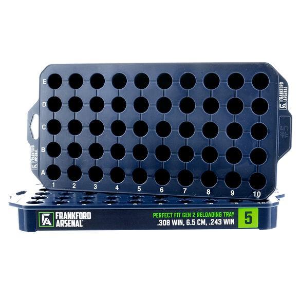 Frankford Arsenal Perfect Fit Reloading Tray #4 .38 SPL .357 MAG 2/ct Picture of AOB FRANKFORD ARSENAL Perfect Fit Gen2 Reloading Tray#4 2pk