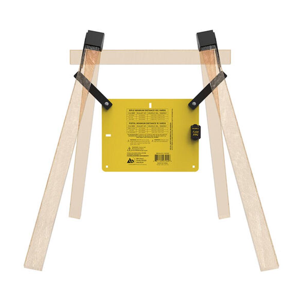 Caldwell AR500 Long Range Gong Kit Target with Flash Bang Picture of AOB CALDWELL AR500 Long Range Gong Kit w/Flashbang