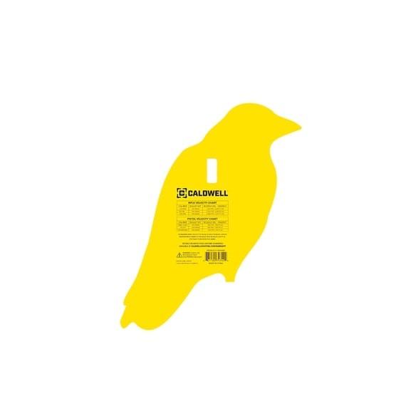 Caldwell AR500 Crow Steel Hanging Target Yellow Picture of AOB CALDWELL AR500 Crow Target