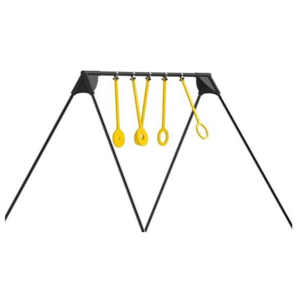 Caldwell AR500 Rimfire KYL Ring Challenge Target Yellow Picture of AOB CALDWELL AR500 Rimfire KYL Ring Challenge Target