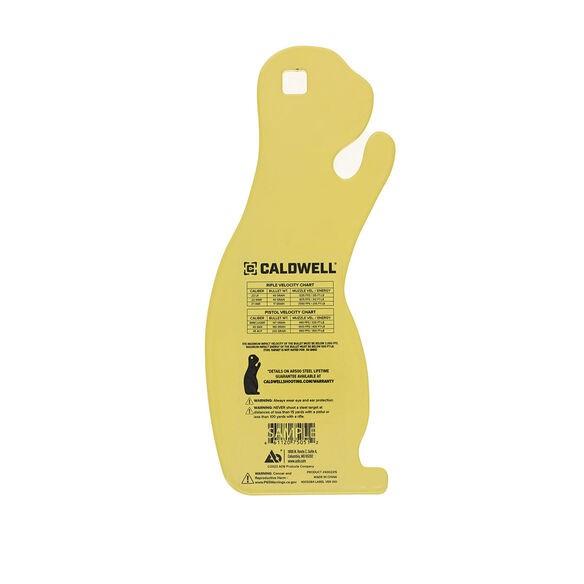 Caldwell AR500 1/4'' Rimfire/Handgun Prairie Dog Target Yellow Picture of AOB CALDWELL AR500 1/4'' Rimfire/Handgun - Prairie Dog Target
