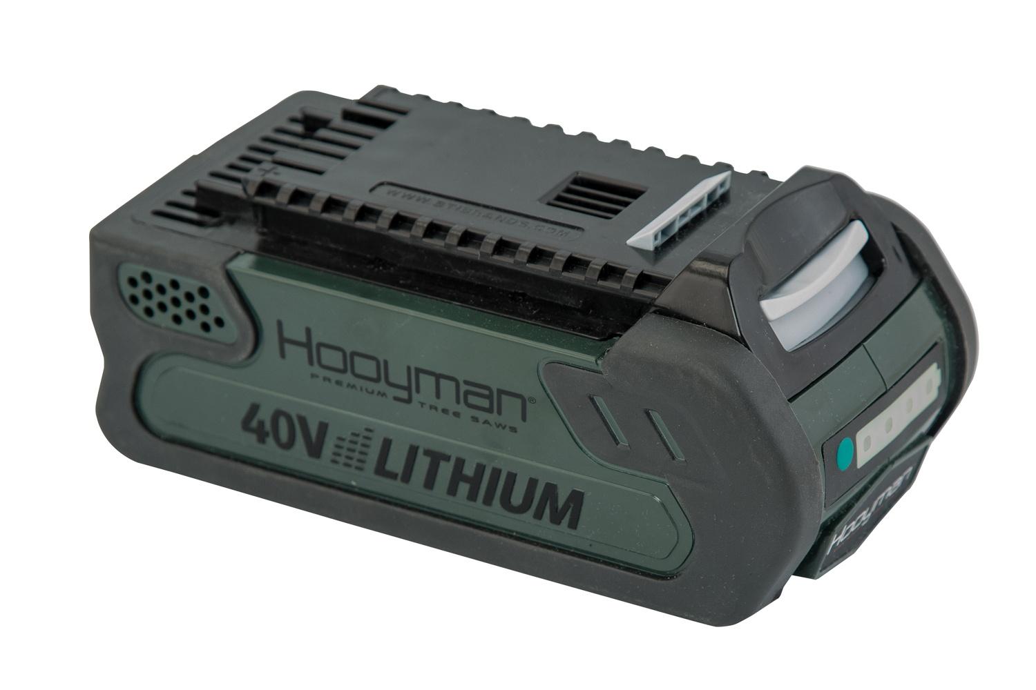 Hooyman Spare 40-Volt High Power Rechargeable 2Ah Lithium-Ion Battery for All Hooyman Saws